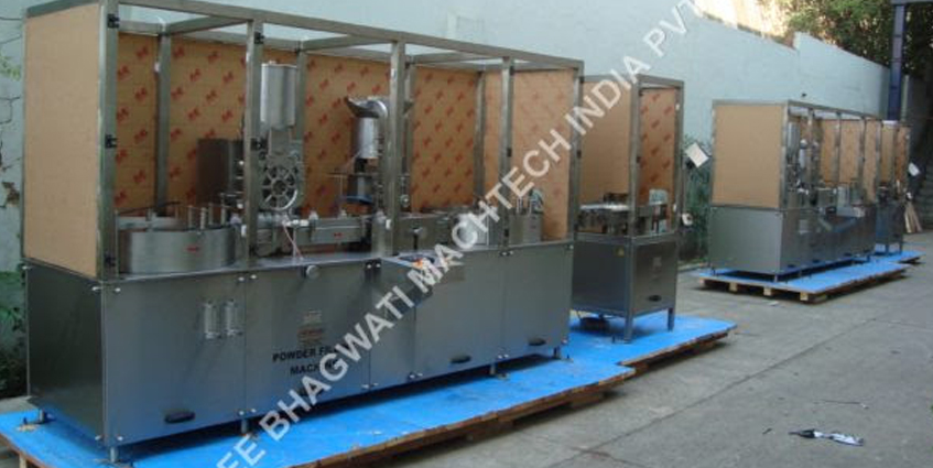 Automatic Injectable Dry Powder Filling With Pick & Place Type Rubber Stoppering Machine