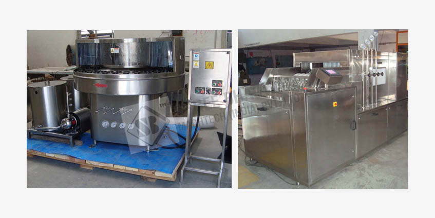 Offline / Semi Automatic Rotary/Automatic Linear Tunnel type Bottle Washing Machine