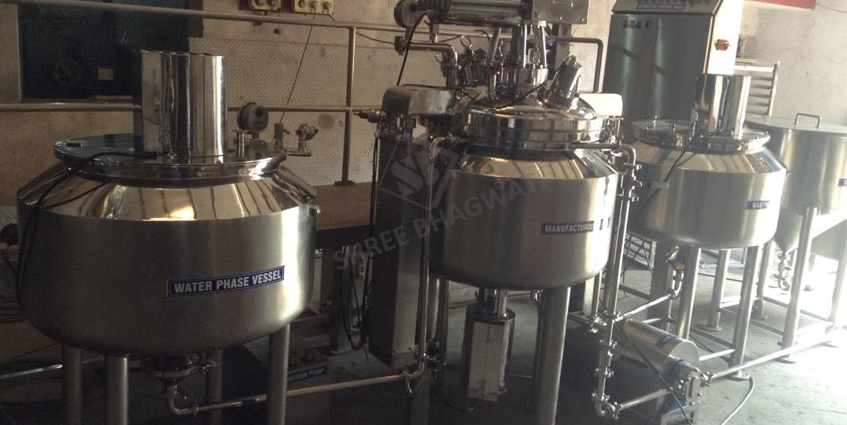 Cream Manufacturing Plant for gel, shampoo,  lotion , toothpastes, creams