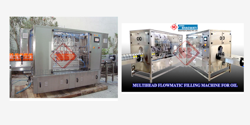 FLOWMATIC PLC Base Auto Volume Adjustable Lube Oil Filling Machine for 500ml - 5 Ltr.
