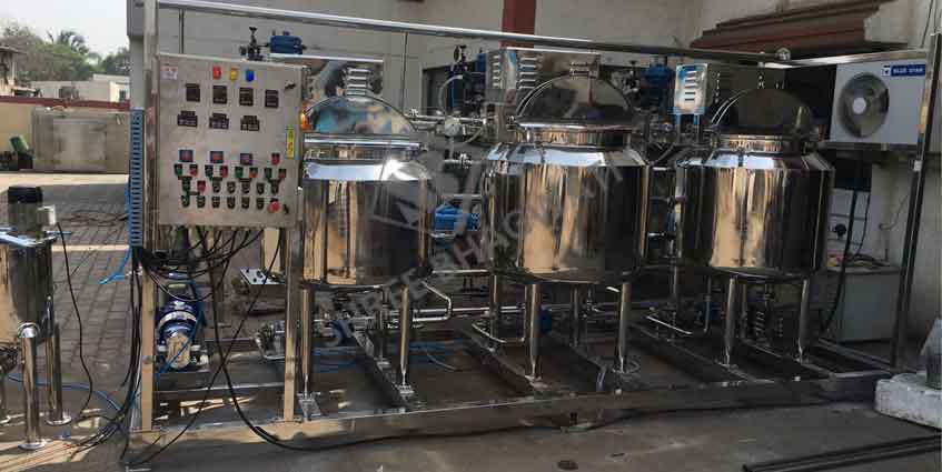 SKID CIP / WIP, SIP SYSTEM, SINGLE AND MULTIPLE TANK CLEAN IN PLACE / CIP SYSTEMS