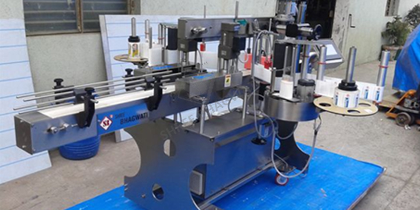 Auto Front And Back Labeling Machine