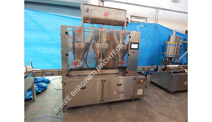 Automatic Auger Type Dry Syrup Powder Filler Machine