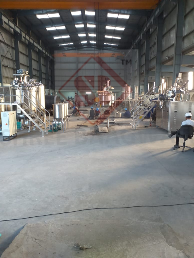 Fabrication of Stainless Steel Mixer Plant Equipment Vessels