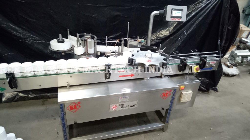 rotary labeling machine for wrap round