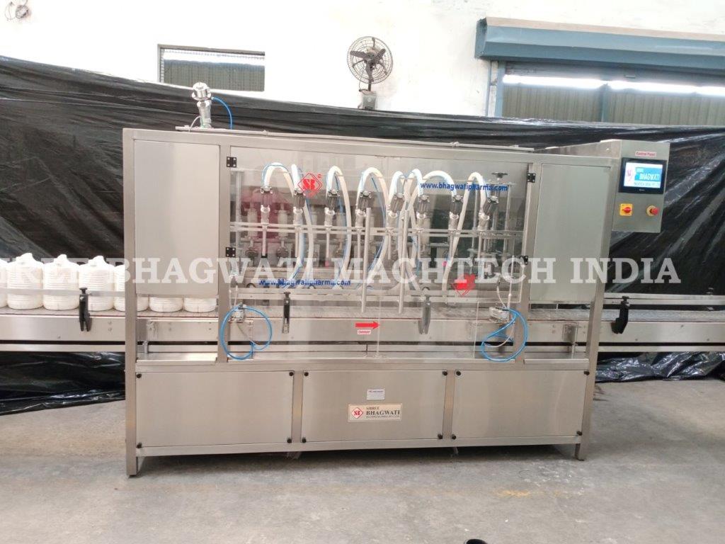 Automatic Electronic Liquid Filling Machine For Lubricant