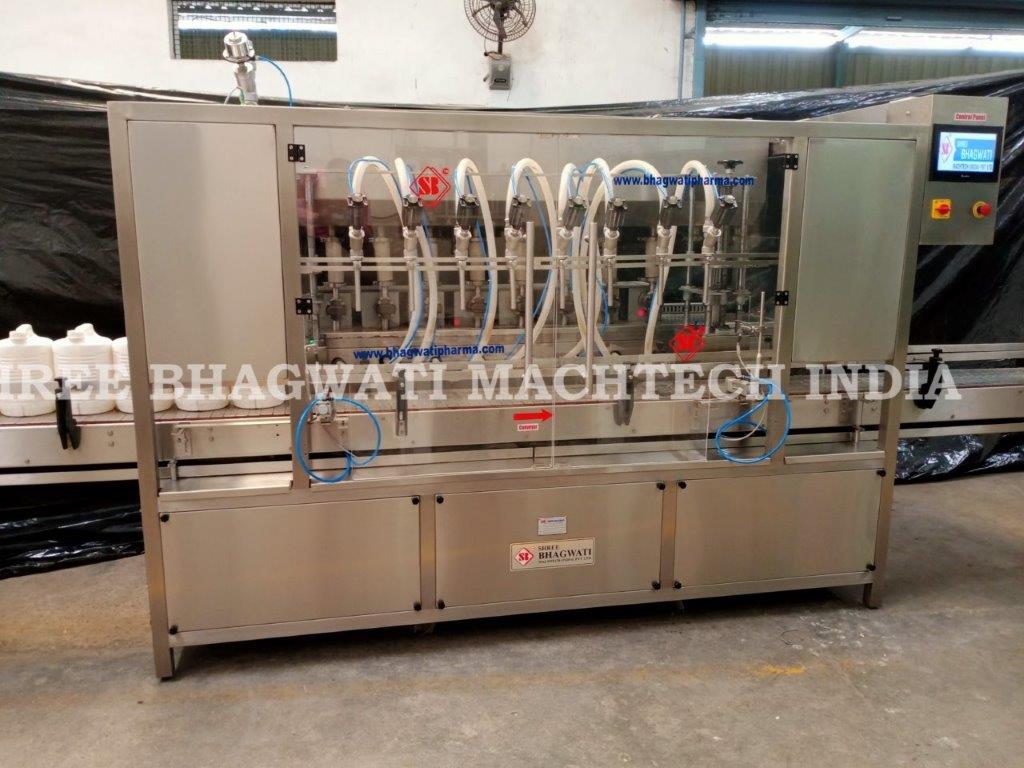 oil Filling Machine - Lubricant, Lube Oil Filling Line, Engine  Oil, Jerry Can Filling Machine