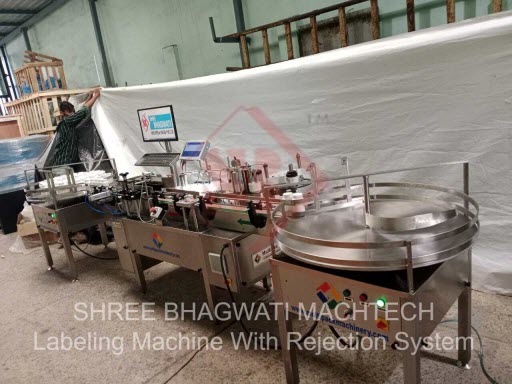 Labeling Machine With Rejection Machine