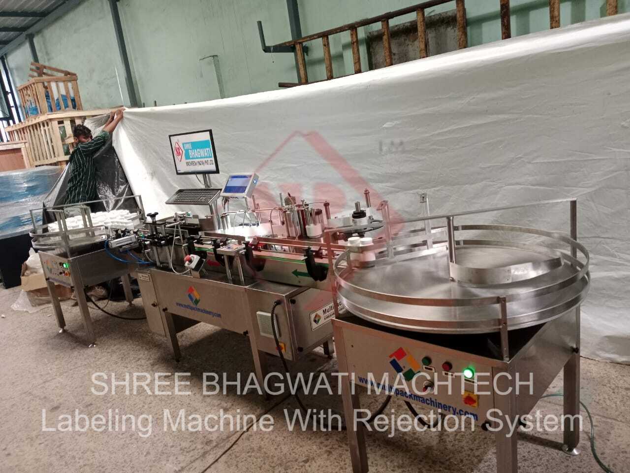 Labeling Machine With Rejection-Machine