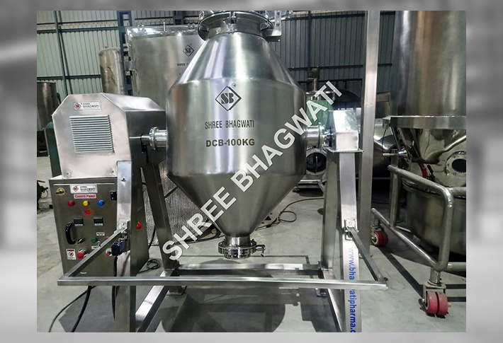 Double Cone Blender – Dry Powder Mixing Cone Blender
