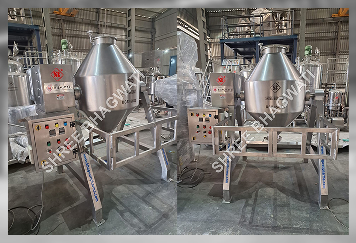 Double Cone Blender – Dry Powder Mixing Cone Blender Supplier