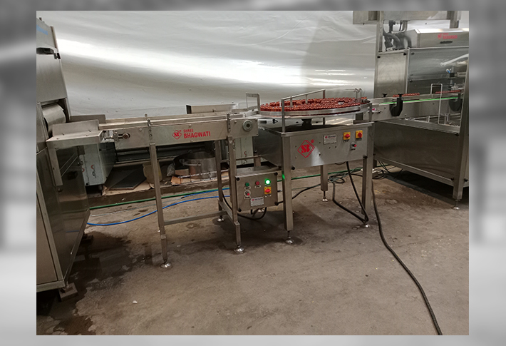 Fully S.S. Finish Swing Conveyors available in various length suitable to fix between two machines or lines.