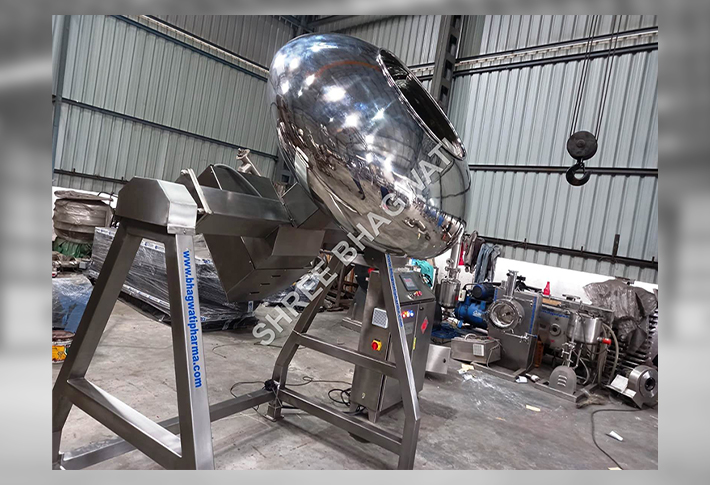Tablet Coating Pan, Tablet Coating Machine - Shree Bhagwati Machtech