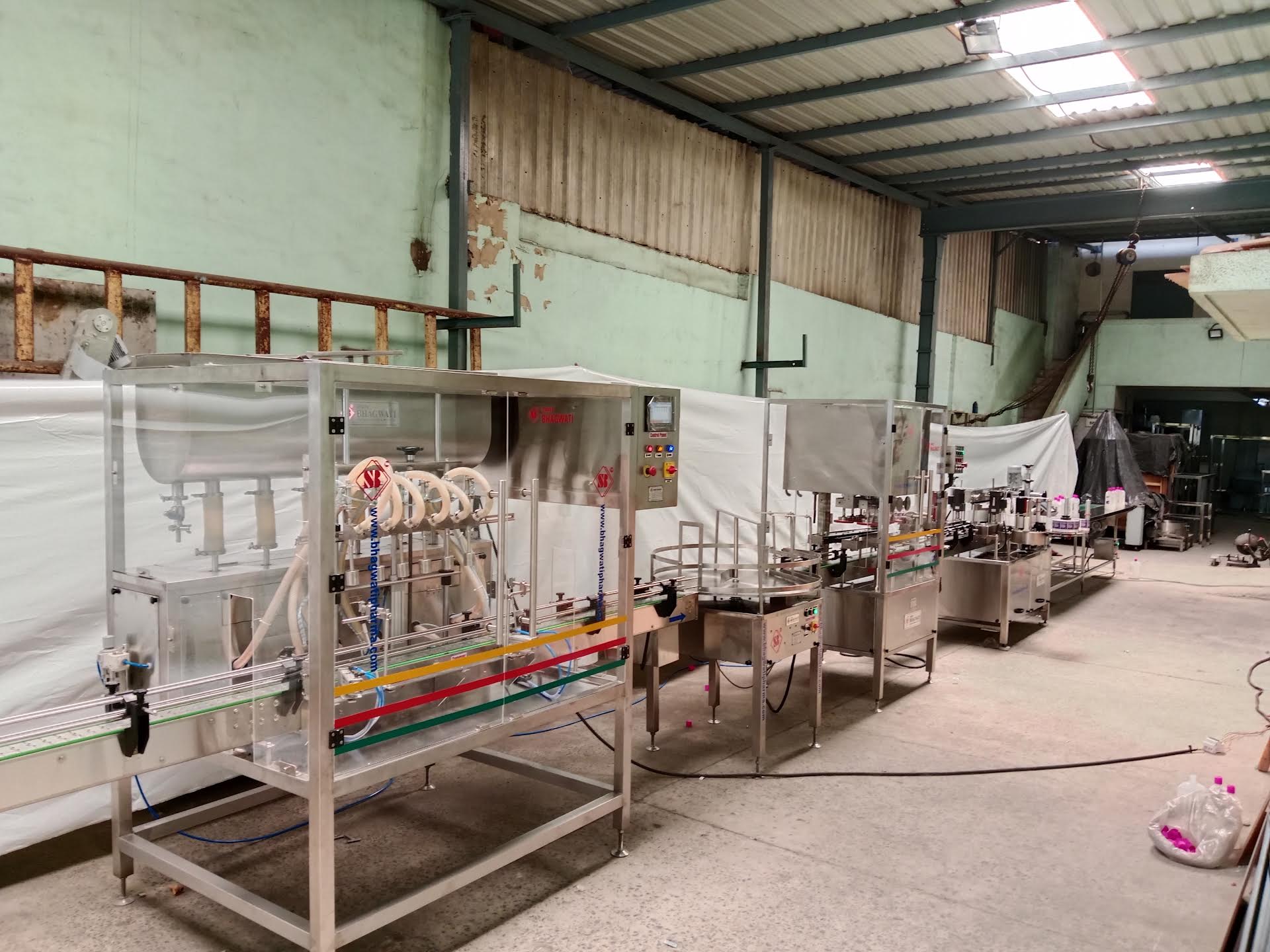 Filling, Capping, & Labeling Machine