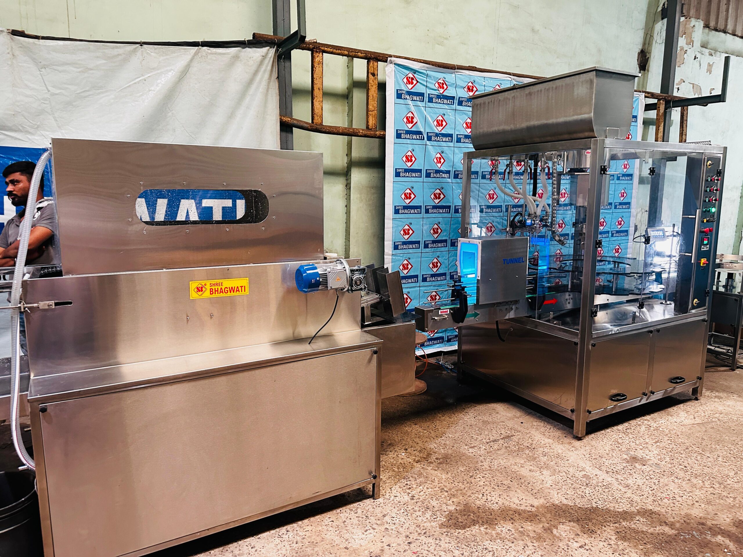 Glass Water Bottling Plant