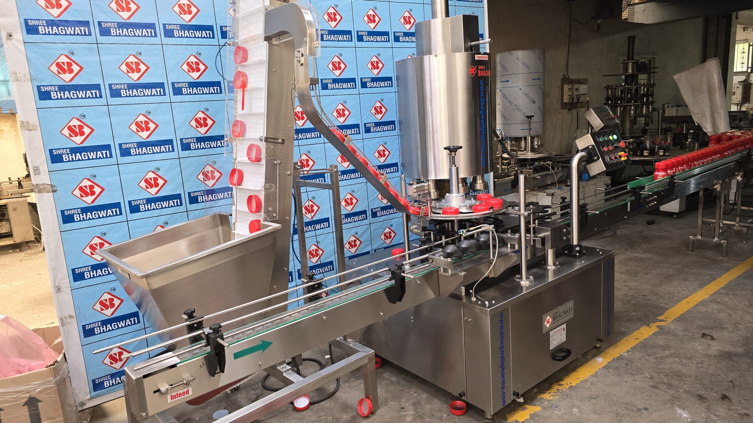 Automatic Pick and Place Ropp Capping Machine