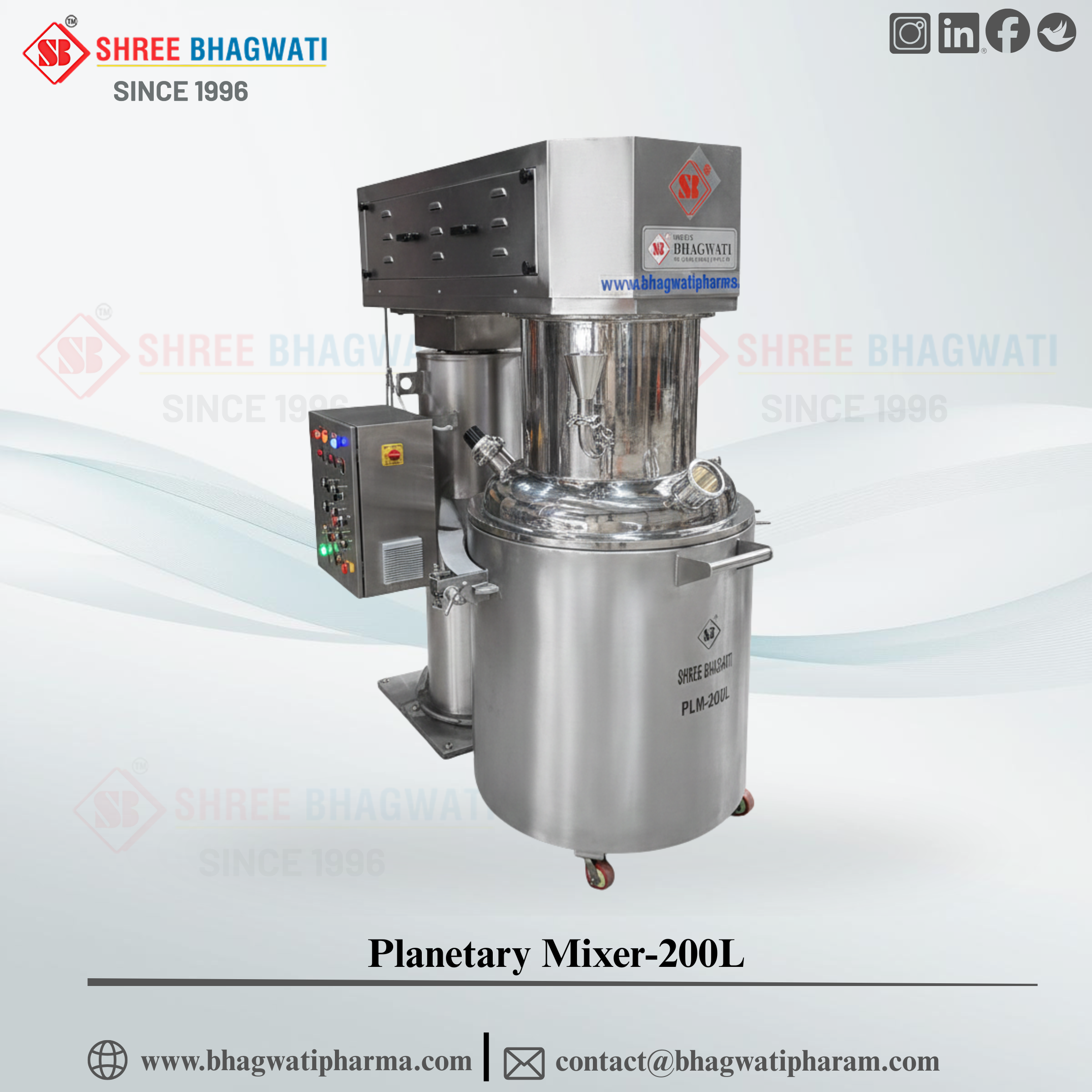 Jacketed Planetary Mixer Machine