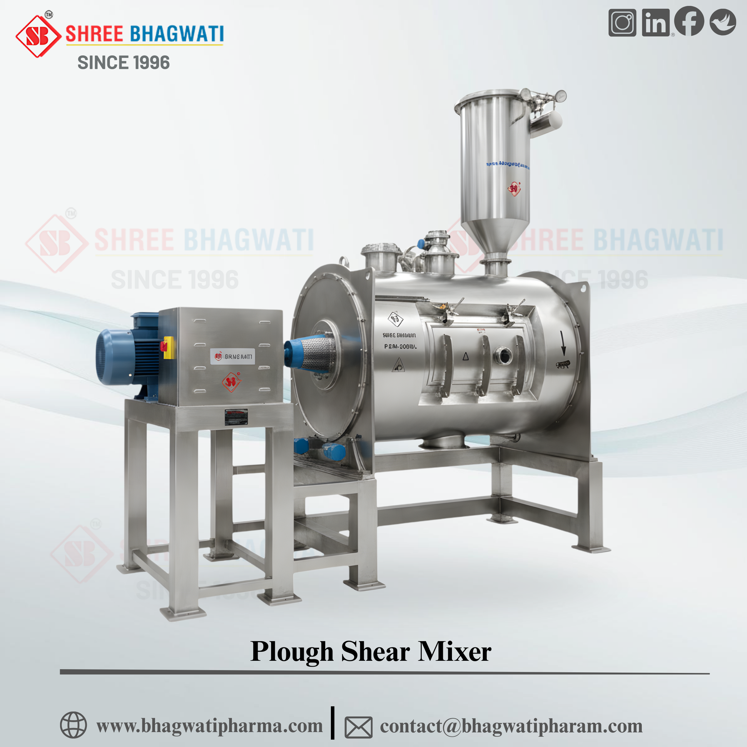 Plough Shear Mixer