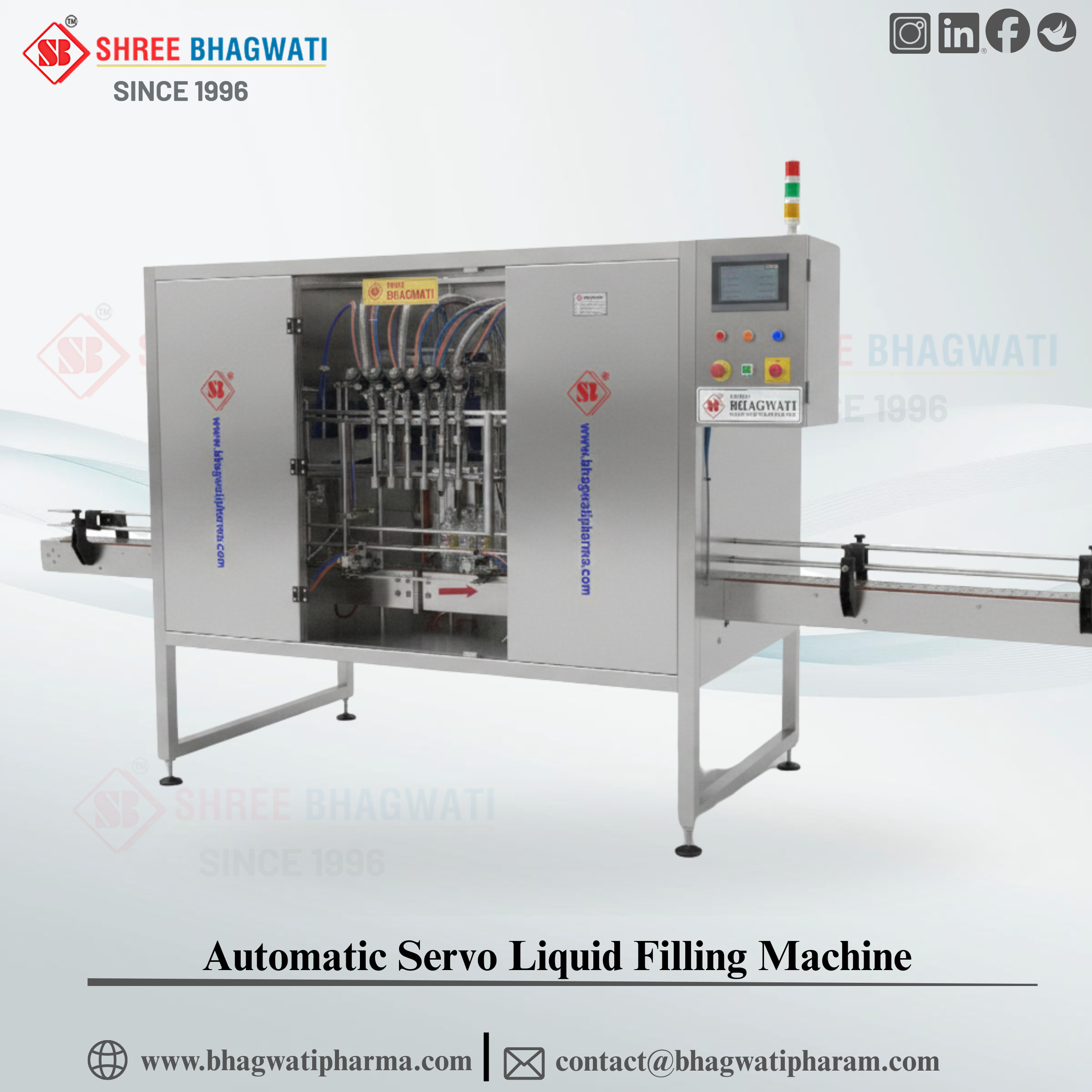 Automatic Servo Liquid Filling Machine