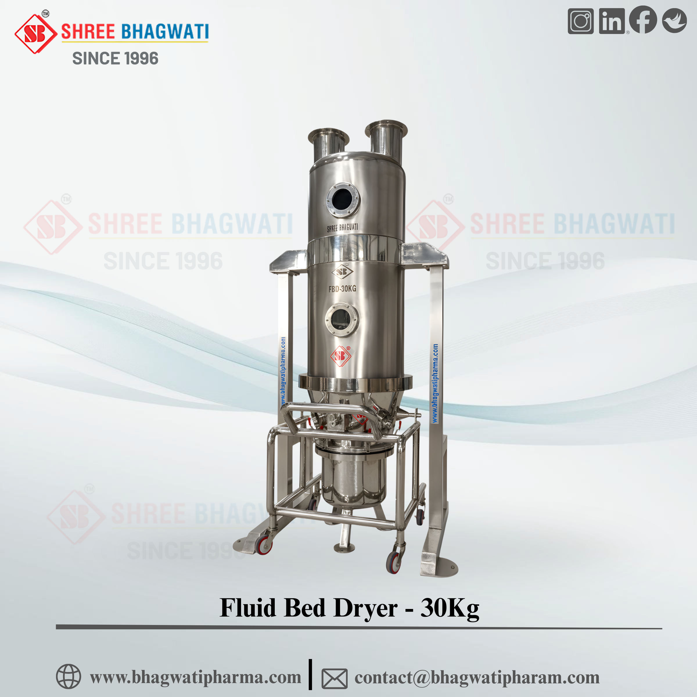 Fluidised Bed Dryer (FBD)